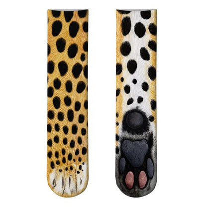 Paw print socks for men and women