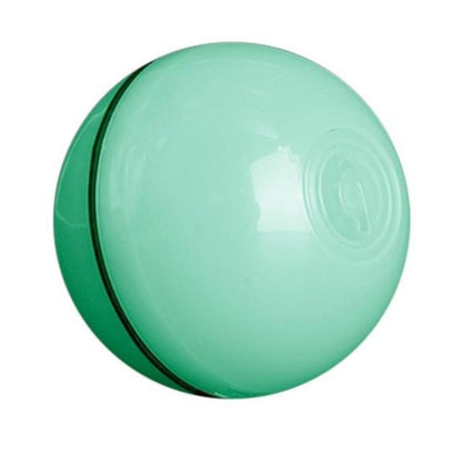 Automatic self-rotating cat toy ball with red light

