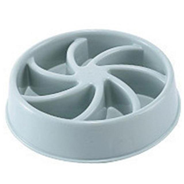 raised slow feeder cat bowl