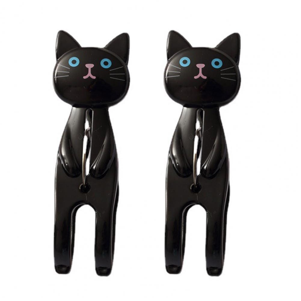 Black Cat Clothes Peg Set – Non-Slip Design