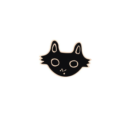 Cat lover's statement brooches brooch cat white