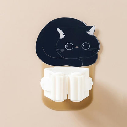 Black Cat Wall Mounted Hook – Waterproof Design