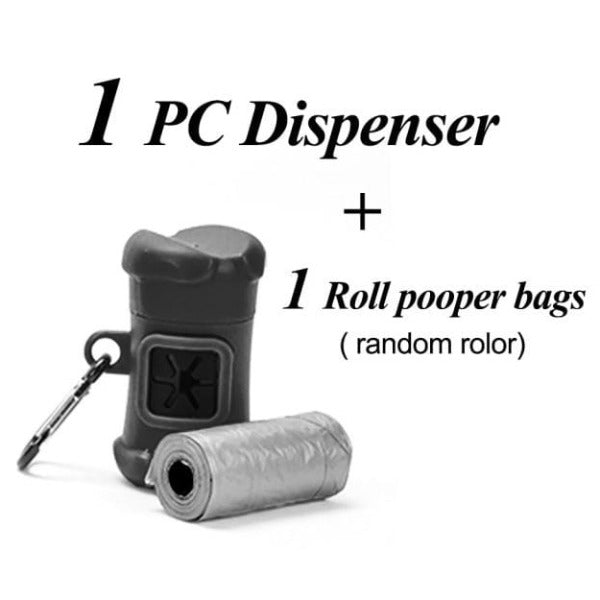 Portable Cat Poop Bag Dispenser Cat Waste Bag Holder & Dispenser