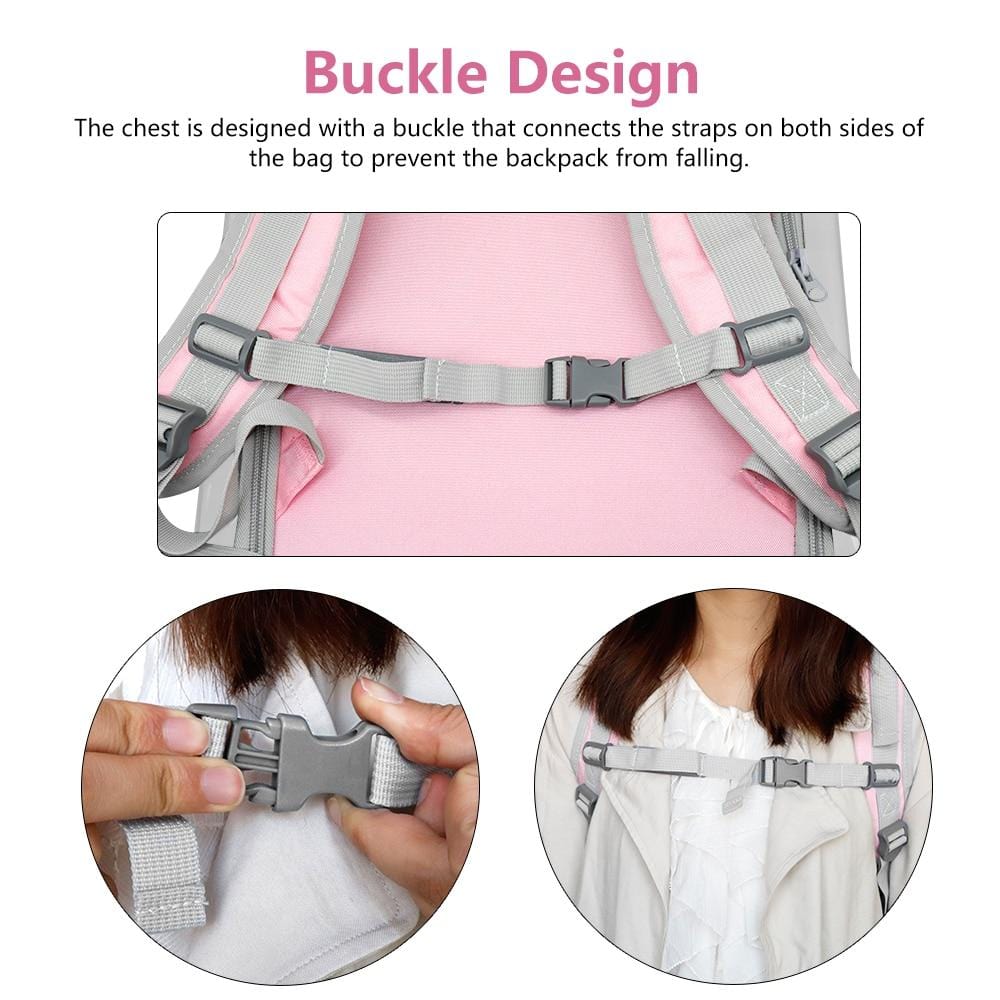 Dog Bag Breathable Dog Backpack Large Capacity Cat Carrying Bag Portable Outdoor Travel Pet Carrier