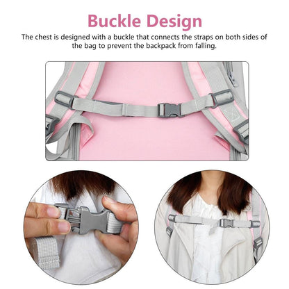 Dog Bag Breathable Dog Backpack Large Capacity Cat Carrying Bag Portable Outdoor Travel Pet Carrier
