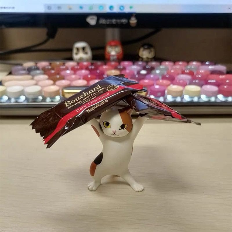 Cat Dancing Figurines in Use – Creative Desk Styling