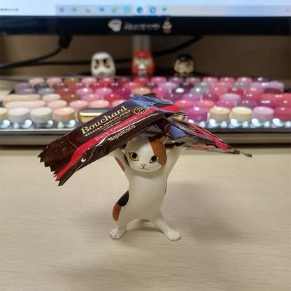 Cat Dancing Figurines in Use – Creative Desk Styling