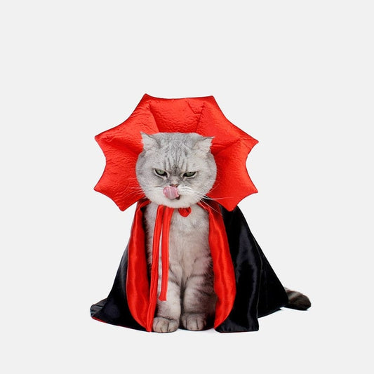 Cat Halloween Dracula vampire cape,Cute Halloween Pet Costumes Cosplay Vampire Cloak For Small Dog Cat Kitten Puppy Dress Kawaii Pet Clothes Cat Accessoties Gift