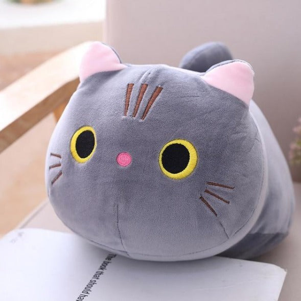 Cat Lovely Cute Stuffed Pillow – Soft Plush Cat Cushion