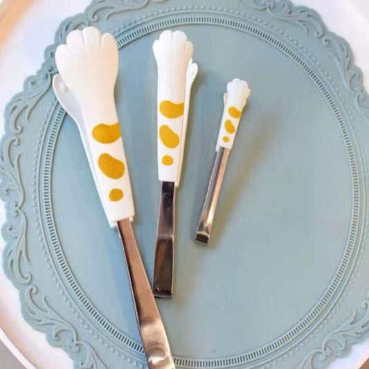 Cat Paw Heat Resistant Kitchen Tongs In Three Sizes 