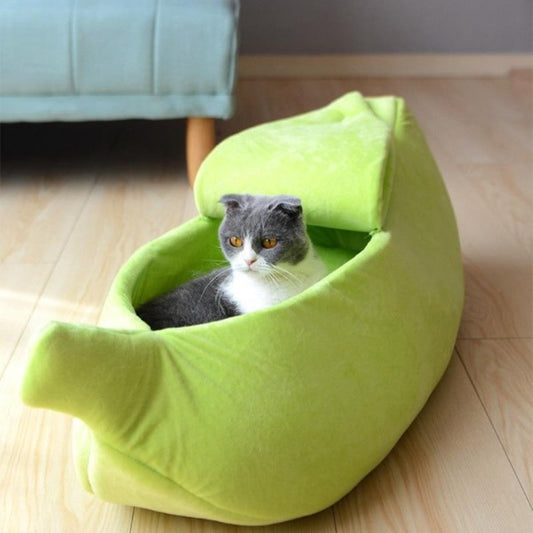 Banana Shaped Cat Pet Bed