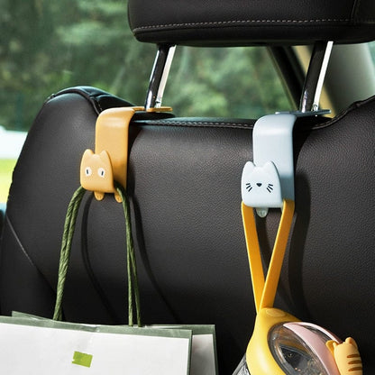 Cute Cat Design Car Hooks Set 2023