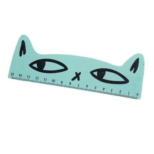 Blue Kitten Ruler For Kitty Lovers