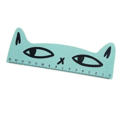 Blue Kitten Ruler For Kitty Lovers