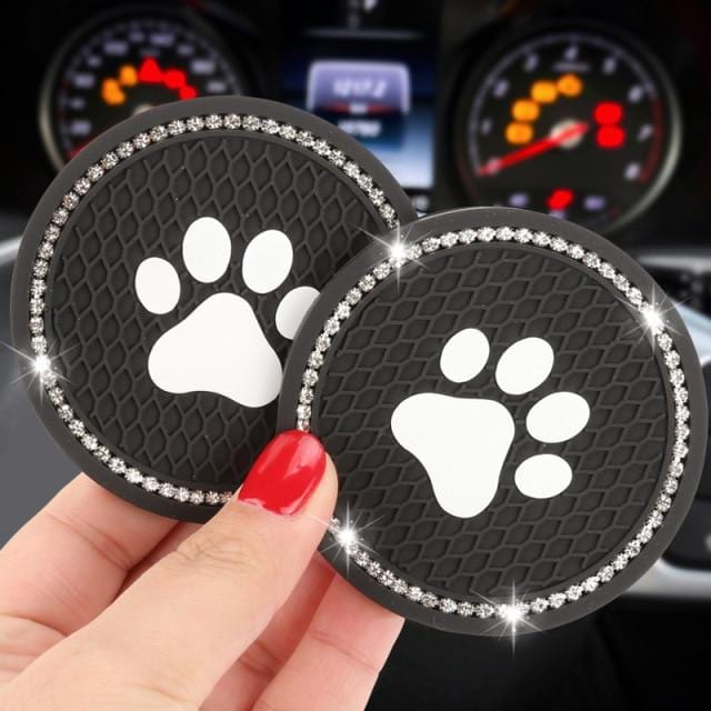 Mat Accessories for Cars, Cat Paw Car Coasters cup holder marine style