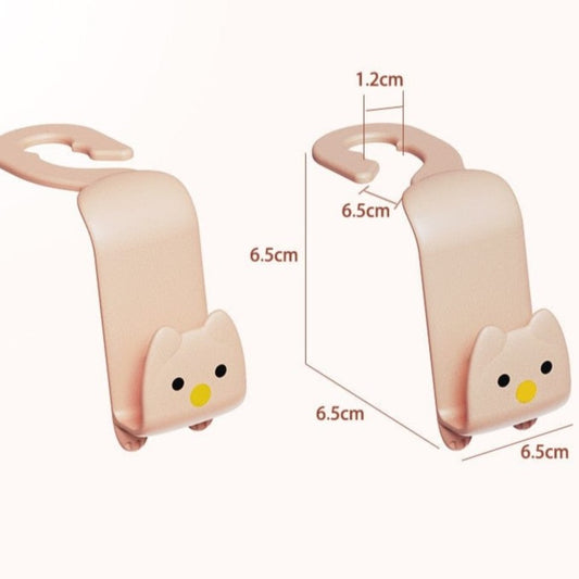 Adorable Car Seat Hooks Set 2023