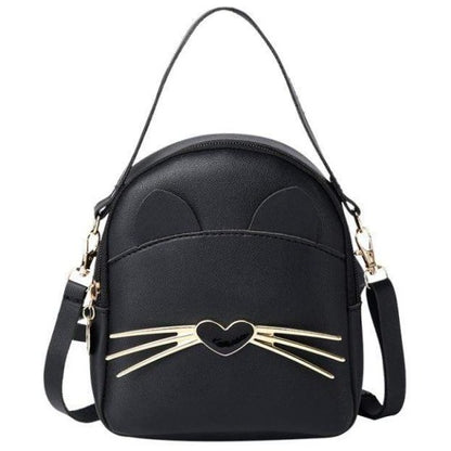 designer cat handbags Cute Kitty Leather Purse & Handbag For Women