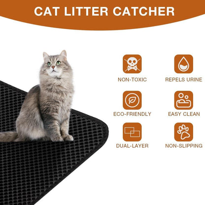 Waterproof cat litter mat to protect your floors