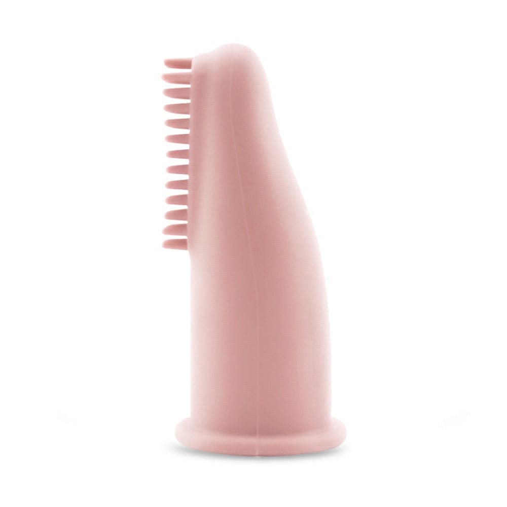 Cat-friendly nontoxic finger toothbrush