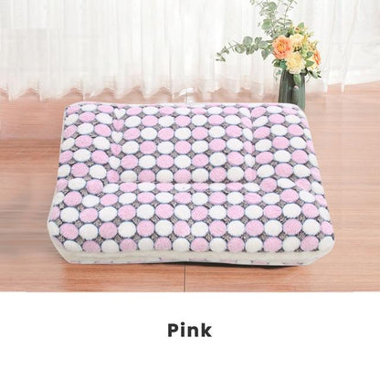 Soft Flannel Thickened Pet Soft Fleece Pad Blanket Bed Mat For Puppy Dog Cat