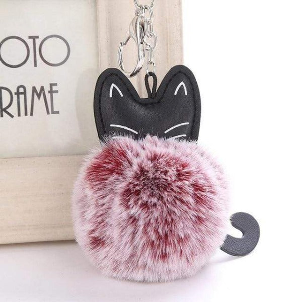 best kitty kat keychain fluffy key chain for girls