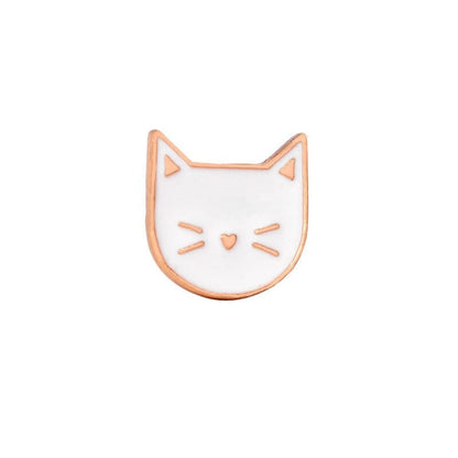 Cat lover's collectible lapel pins brooch girl kitten