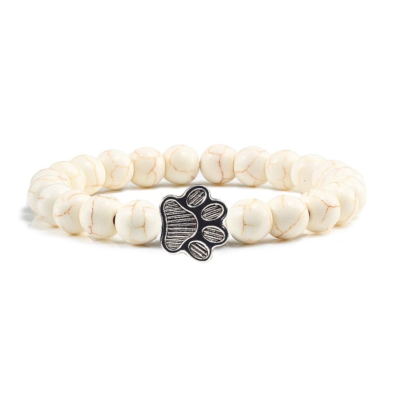 Paw print charm bracelet