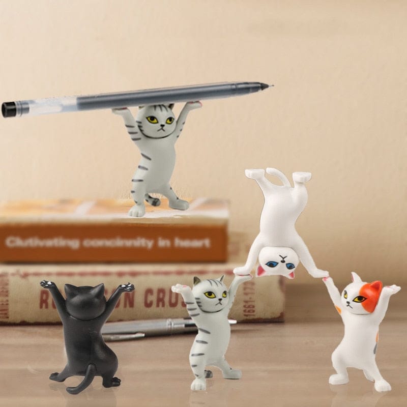 Collectible cat dancing figurines