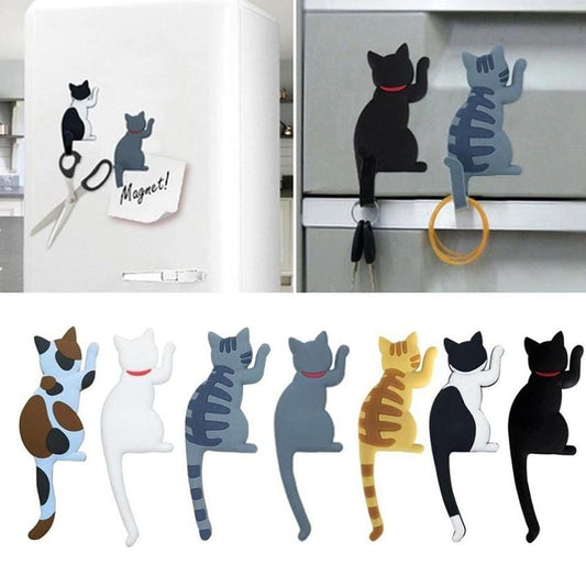 Enchanting cat magnets with magic touch