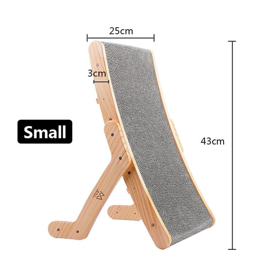 Cat scratching post with lounge bed cat bed scratcher