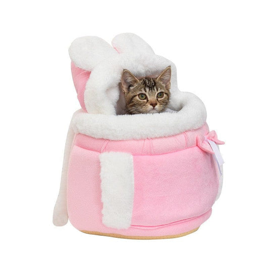 Warm cat carrier backpack