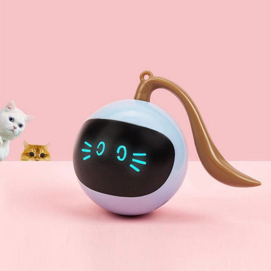 Innovative self-rotating smart cat ball for play