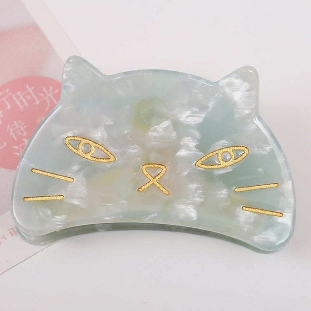 Eye-catching acrylic hair clip with cat claw design