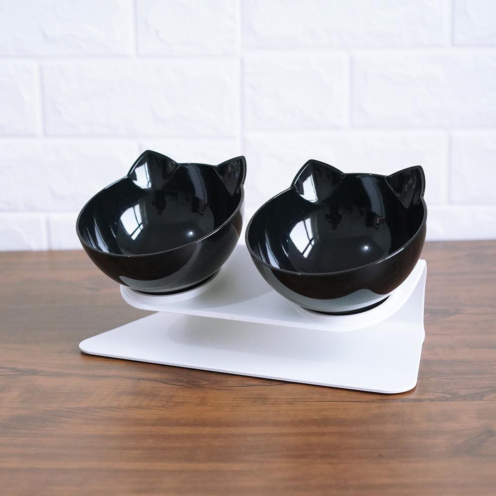 Elevated Bowls For Cats Durable Single Double Cat
