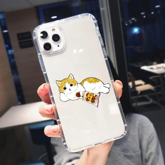 Funny cat phone cases for iPhone cat iphone cover