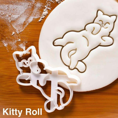 Kitty Butt Christmas Cookie Cutter 