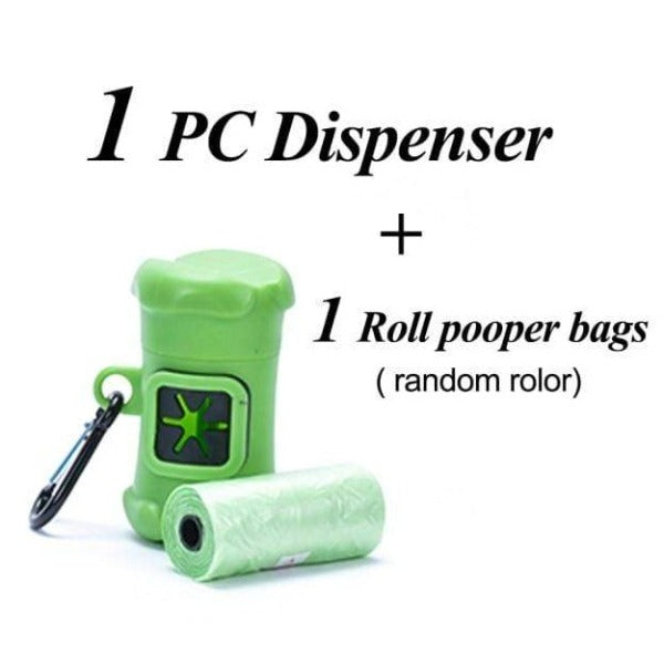 Light Green Cat Poop Bag Dispenser – Travel-Friendly Holder