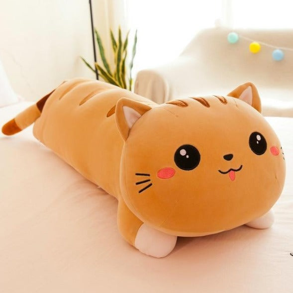 Cute Long Cat Sofa Plush Pillows  long cat plush pillow