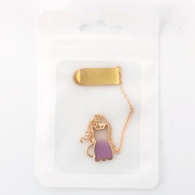 Charming cat chain bookmark holders pets bookmarks