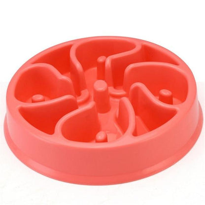 Elevated Slow Feeding Training Cat Bowl 