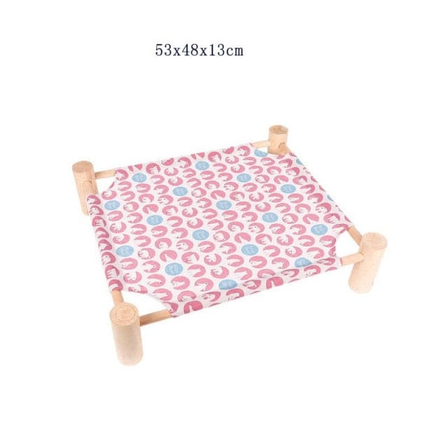 Pet-friendly washable cat bed frame pet house hammock bed