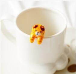 Orange Cat Hanging Spoon – Cute Dessert Spoon Detail