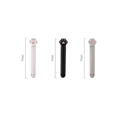 Paw-Shaped Bag Clips – Color Options Display