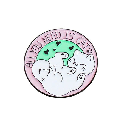 PAWSITIVE cat brooches for a joyful accessory collection
