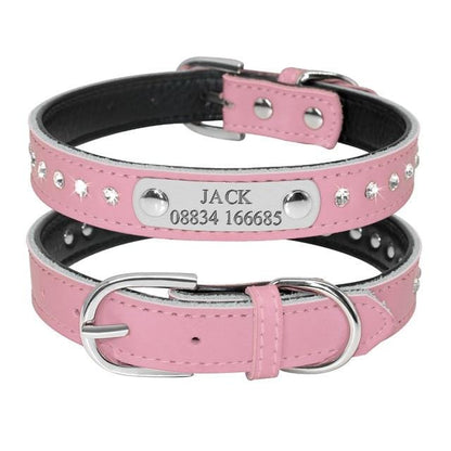 Pink Custom Engraved Cat Collar – Adjustable Fit