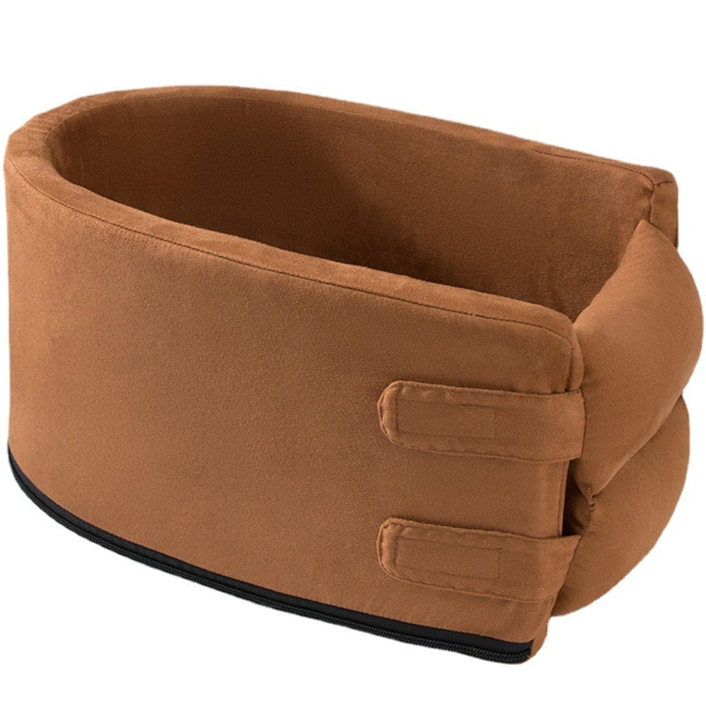 Compact and portable cat car carrier with armrest feature Portable Armrest Cat Car Carrier 