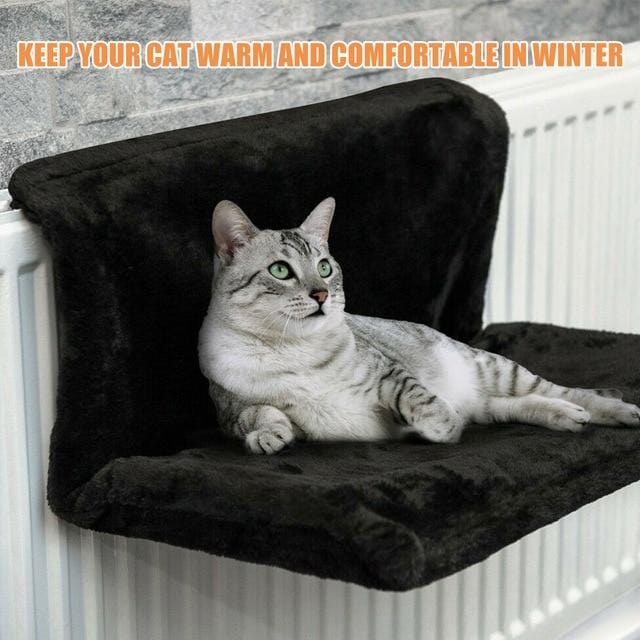 Pets Window Cat Bed Radiator Hammock Perch Seat Lounge  cat balcony for window