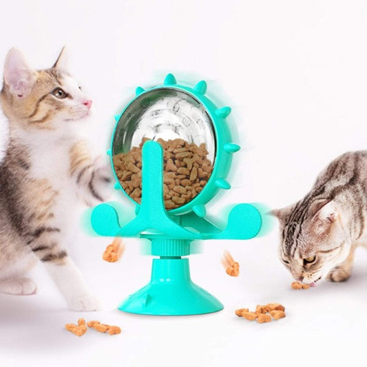 exercise wheels for cats Original Treat Leaking Cat Toy Interactive Rotatable Wheel Toy for Cats Kitten Dogs Pet Products Accessories for Dropshipping
