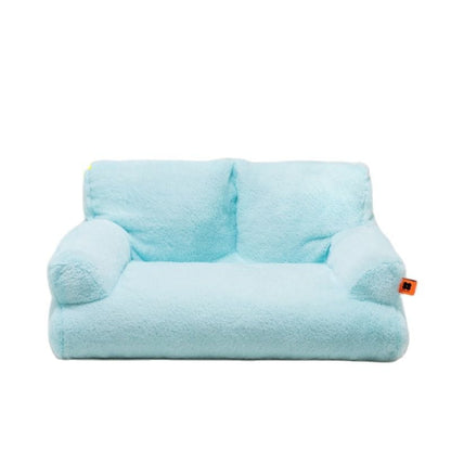 Elegant luxury cat couch and pillow