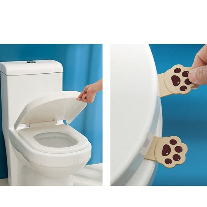 Unique 2pcs Paw Toilet Seat Lifters Set 2023